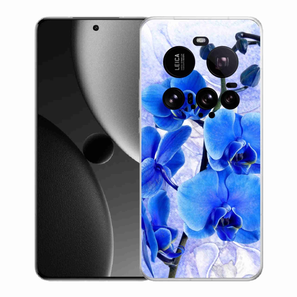 Gélový kryt mmCase na Xiaomi 15 Ultra - modré kvety