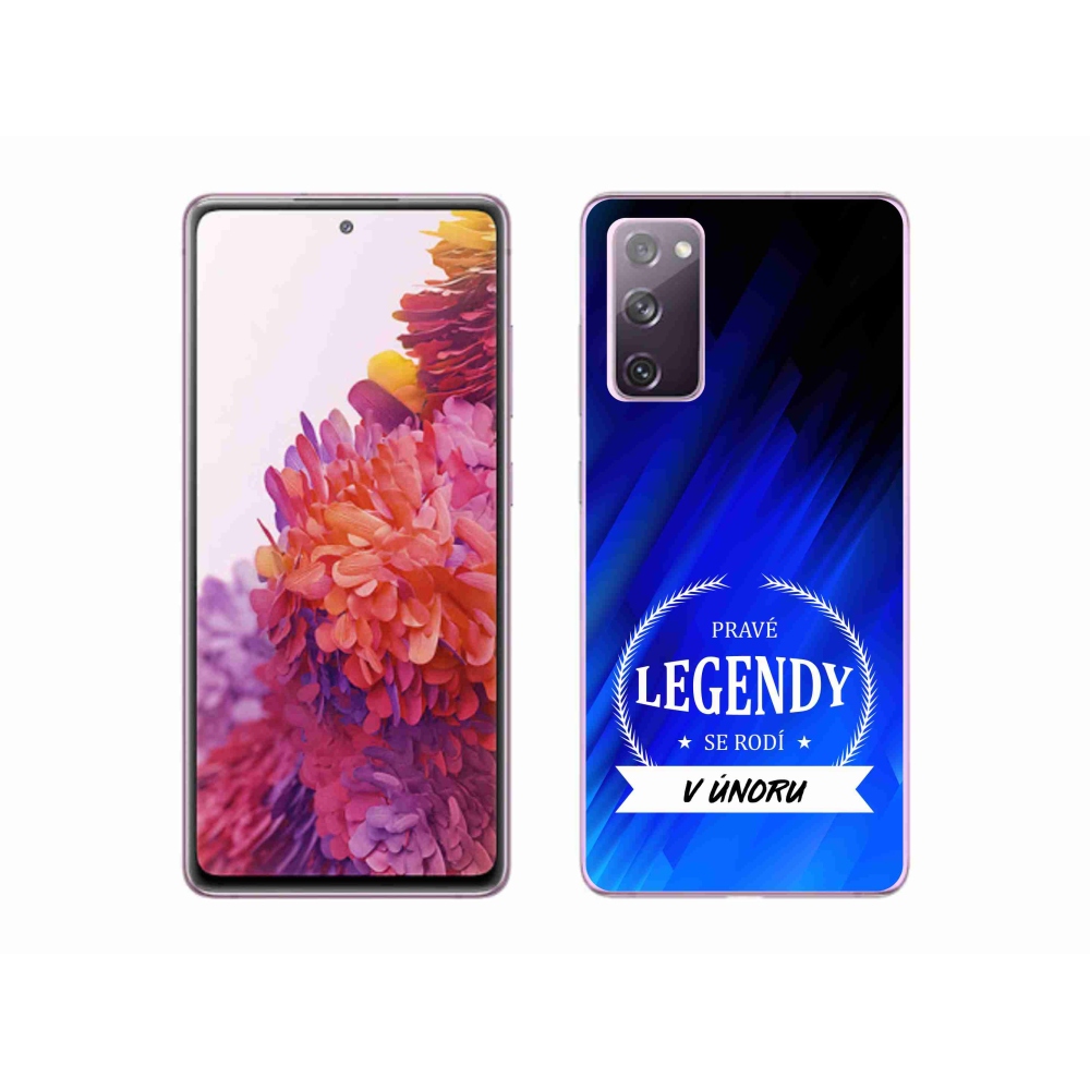 Gélový kryt mmCase na Samsung Galaxy S20 FE - legendy vo februári modré pozadie