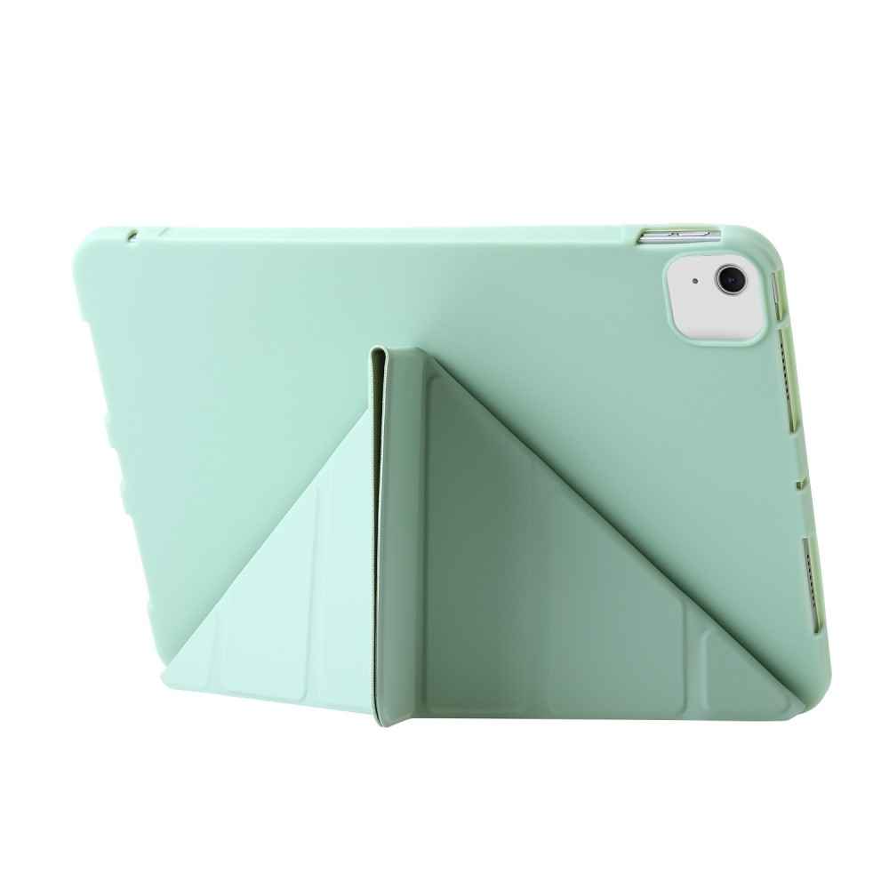 Origamis inteligentné polohovacie puzdro na tablet iPad Air 13 (2024)/(2025) - svetlozelené