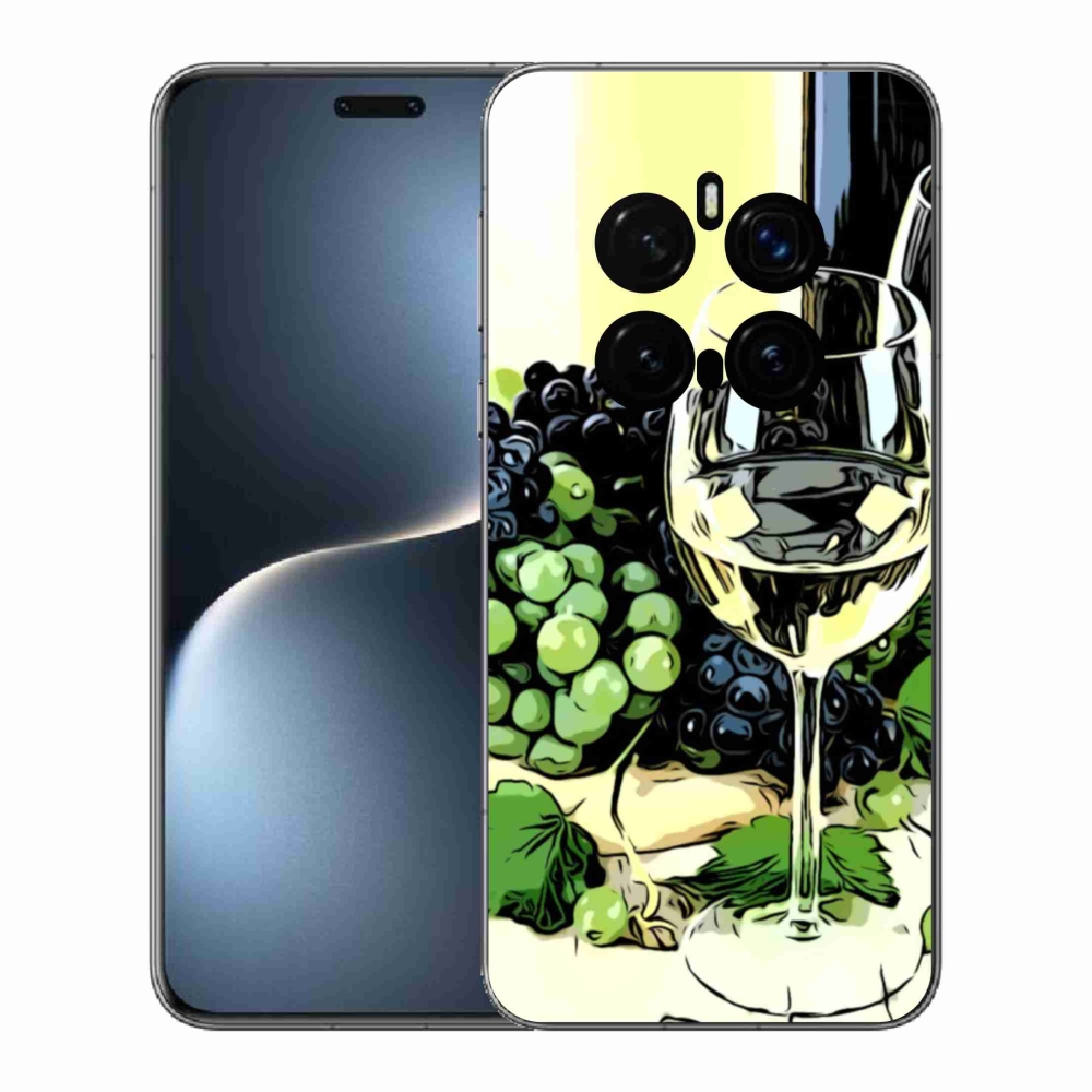 Gélový kryt mmCase na Honor Magic 7 Pro 5G - pohár vína