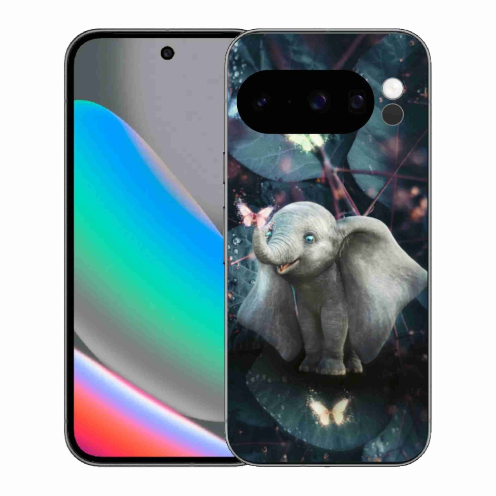 Gélový kryt mmCase na Google Pixel 10 Pro - roztomilý slon