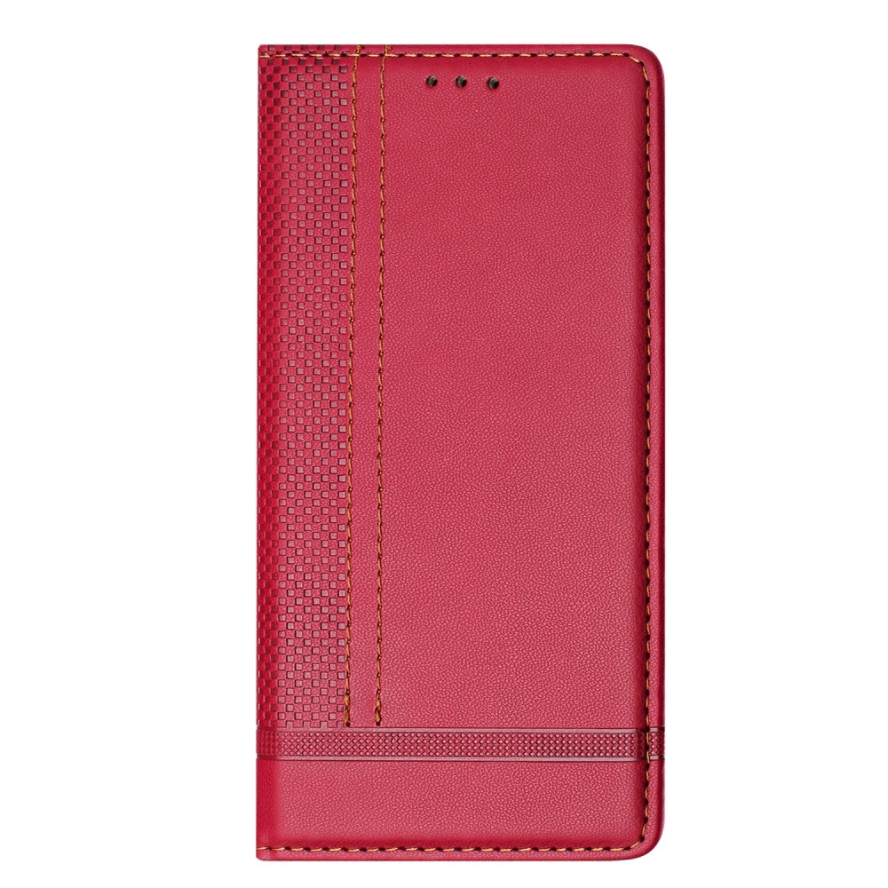 L-Shaped knižkové puzdro na Honor 400 Lite - červené