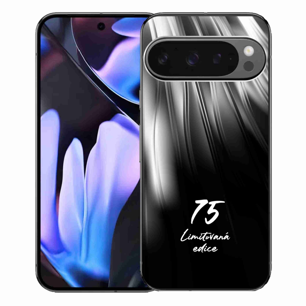 Gélový kryt mmCase na Google Pixel 9 Pro XL - 75 limitovaná edícia čierne pozadie