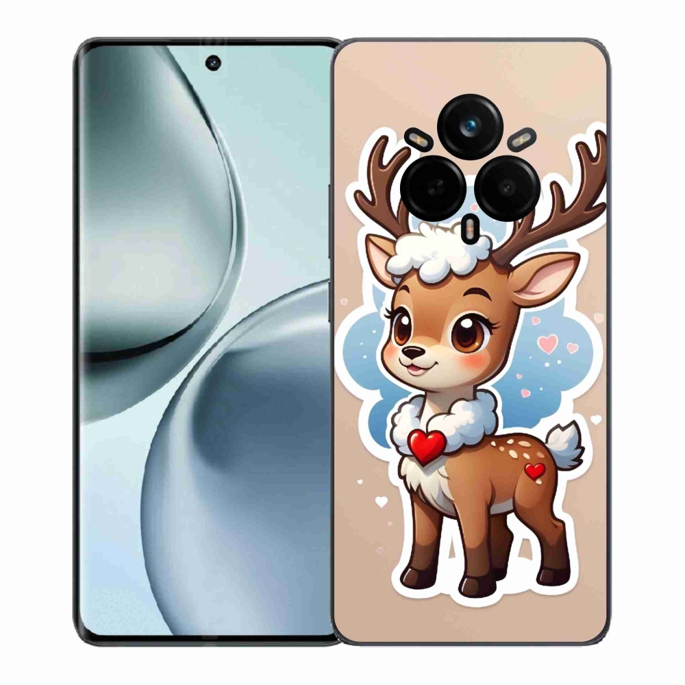 Gélový kryt mmCase na Realme 14 Pro+ 5G - kreslený sob