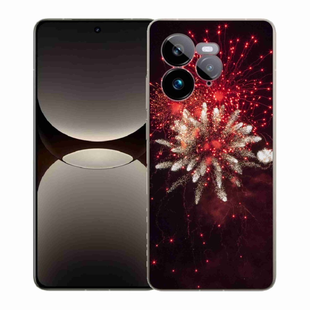 Gélový kryt mmCase na Realme GT 7 Pro 5G - ohňostroj