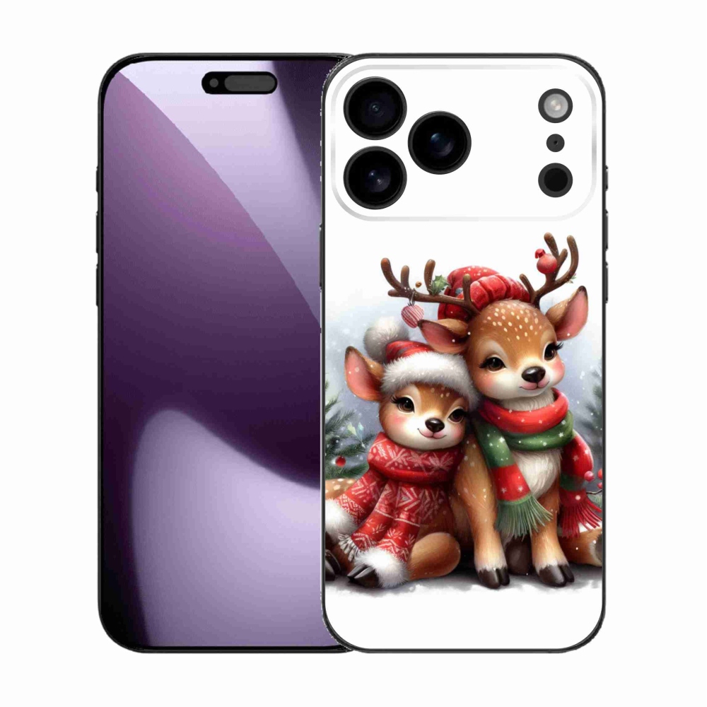 Gélový kryt mmCase na iPhone 17 Pro Max - vianočné soby