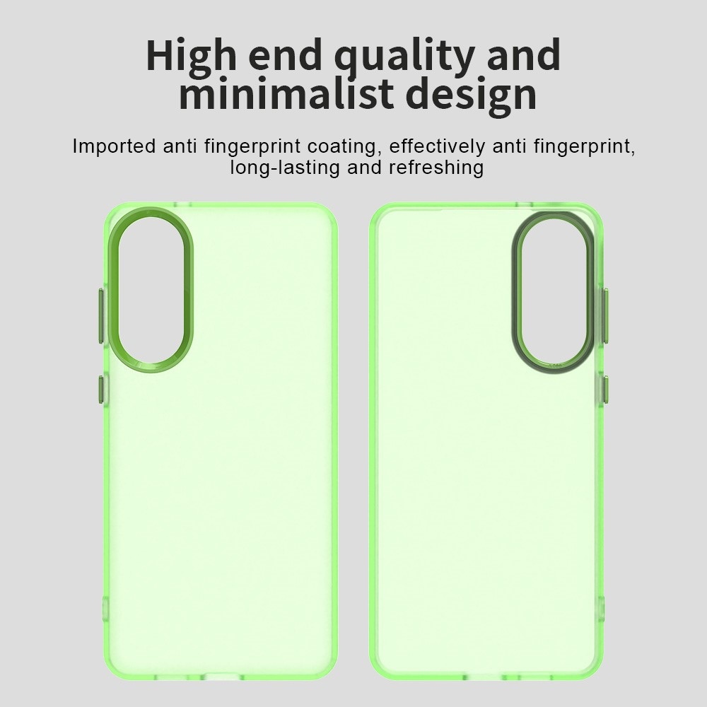 Candys matný gélový obal na Samsung Galaxy S25 Edge - zelený