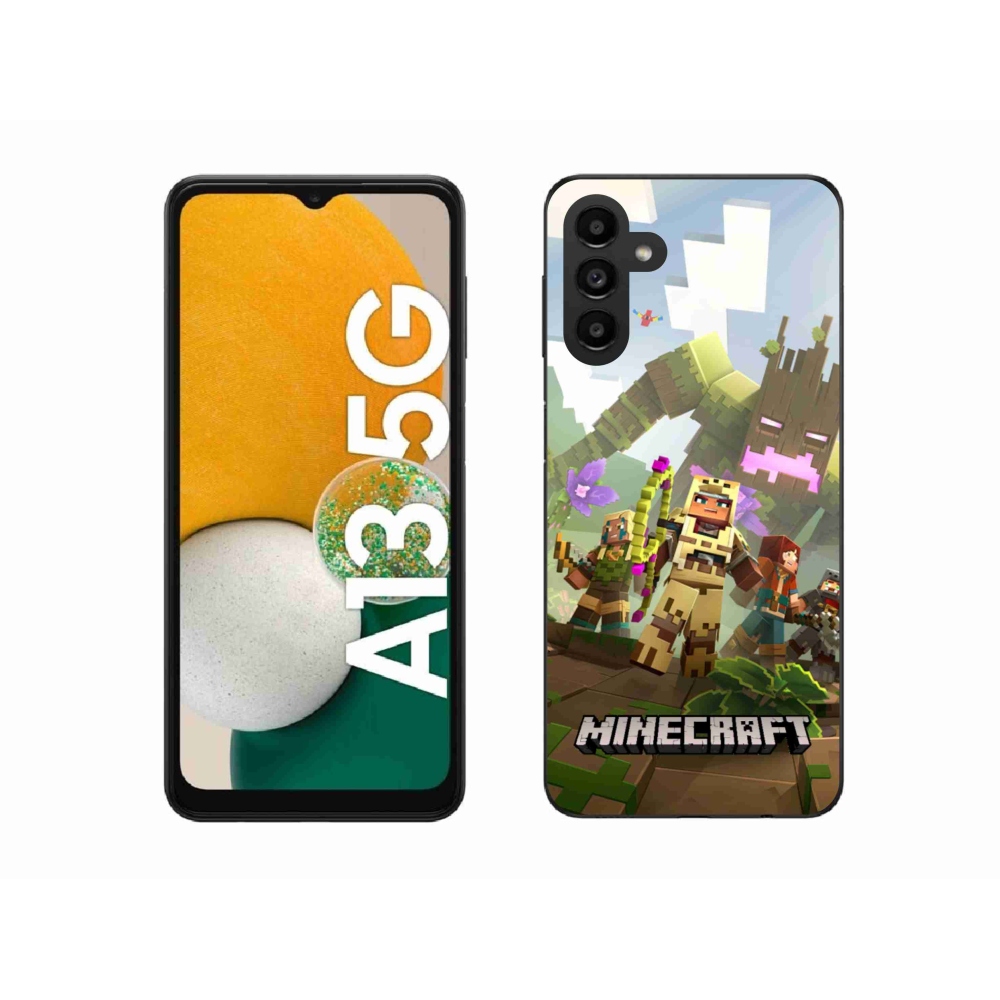 Gélový kryt mmCase na Samsung Galaxy A13 5G - minecraft 1