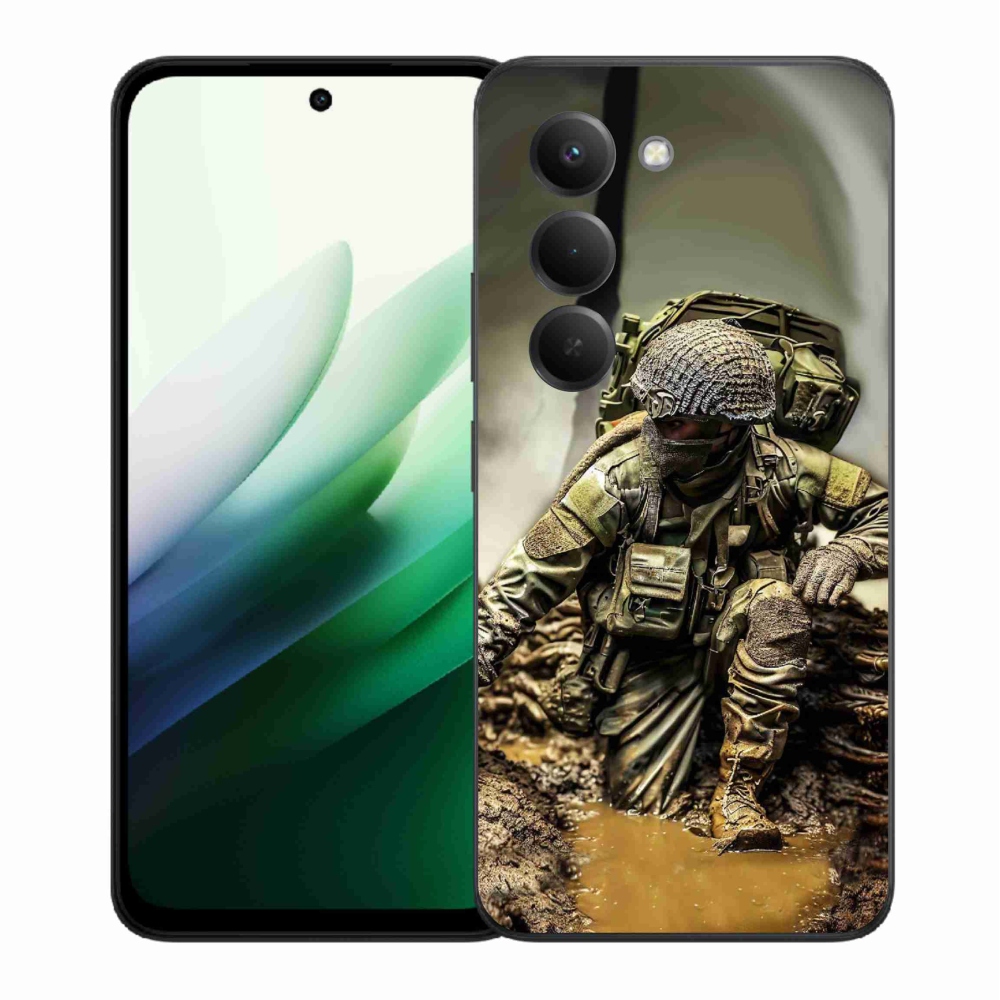 Gélový kryt mmCase na Xiaomi Redmi 15 5G (169mm) - vojak