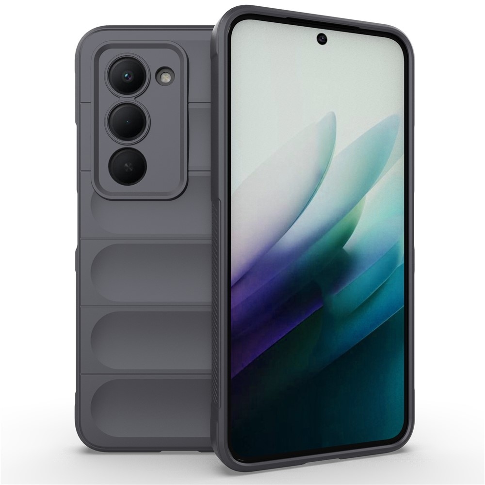 Rugg odolný gélový obal na Xiaomi Redmi 15 4G (171mm) - tmavosivý