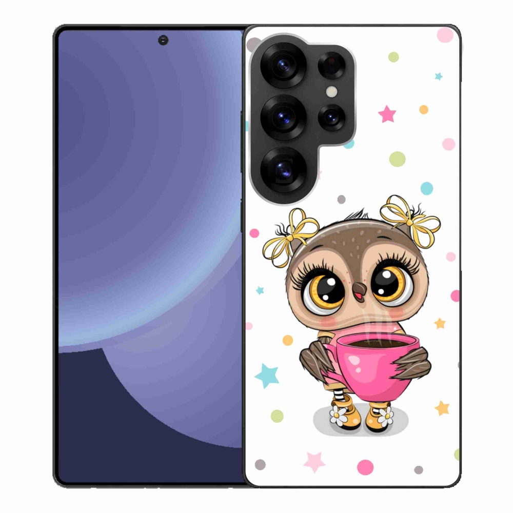 Gélový kryt mmCase na Samsung Galaxy S25 Ultra - kreslená sovička