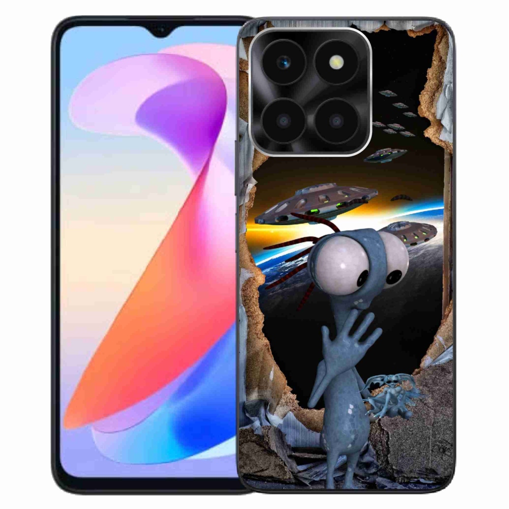 Gélový kryt mmCase na Honor X6a - mimozemšťan