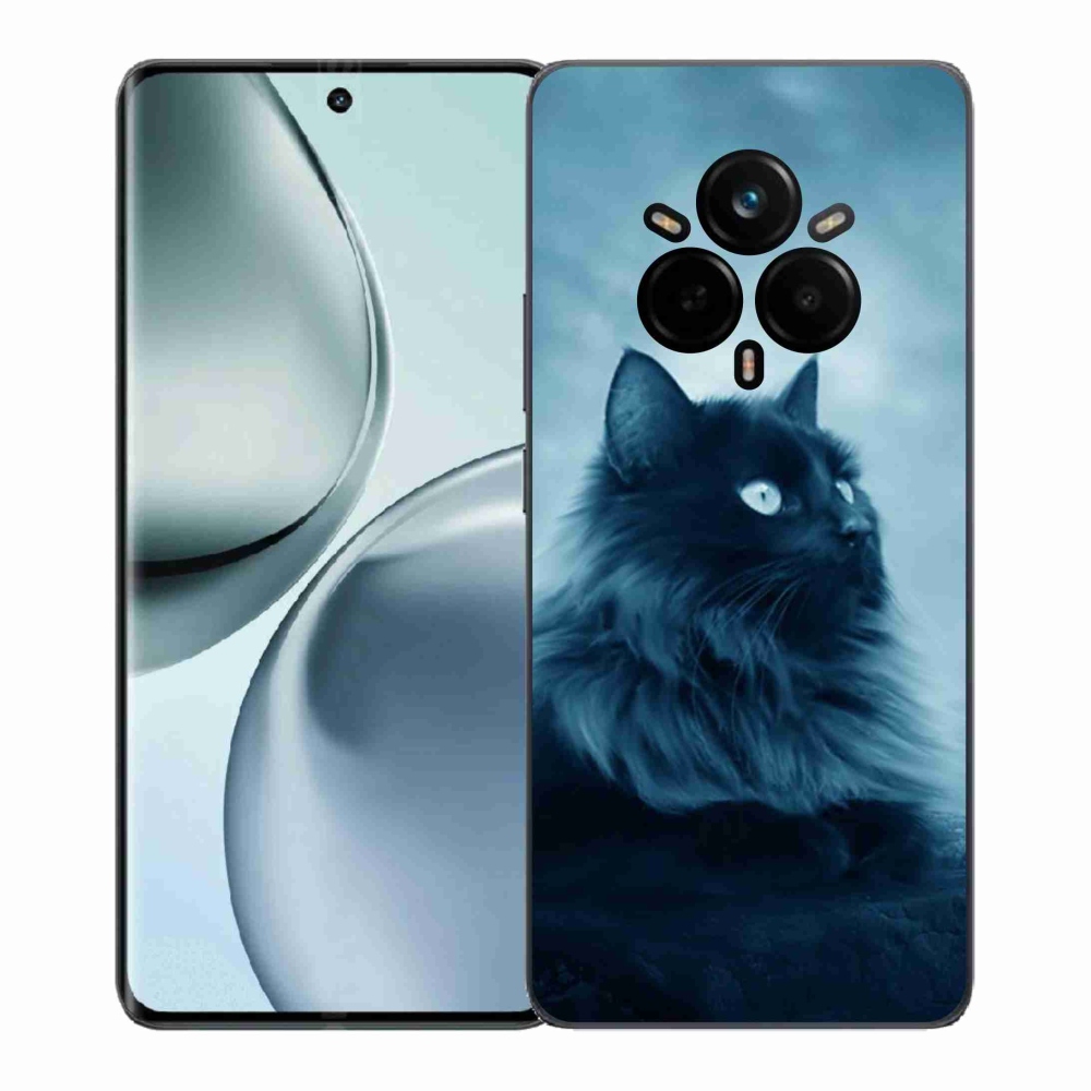 Gélový kryt mmCase na Realme 14 Pro 5G - čierna mačka 1