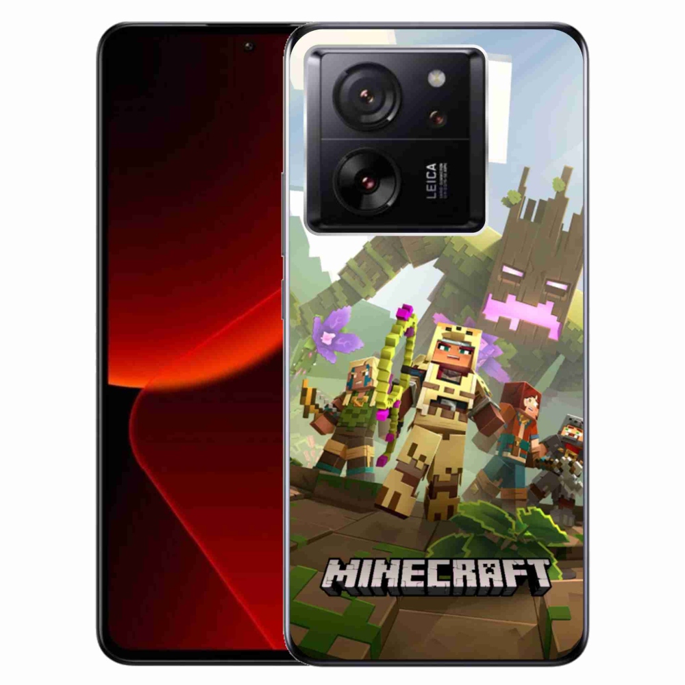 Gélový kryt mmCase na Xiaomi 13T/13T Pro - minecraft 1