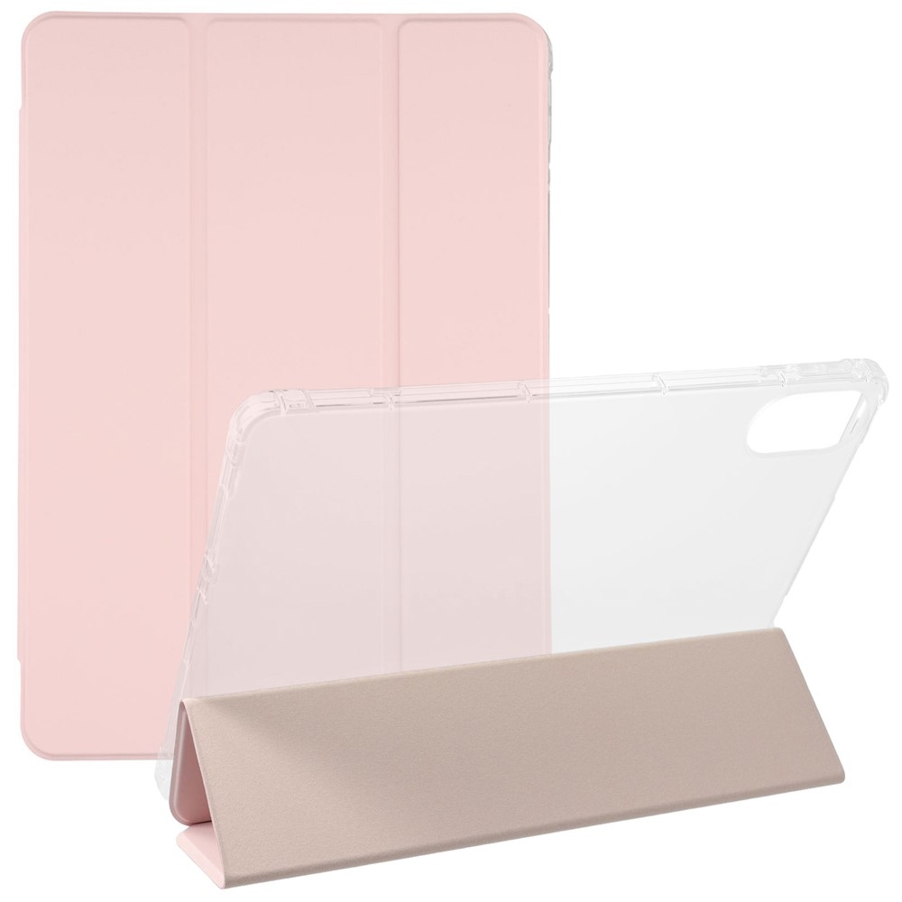 Tri-Fold chytré skladacie púzdro na tablet Xiaomi Redmi Pad 2 - ružové
