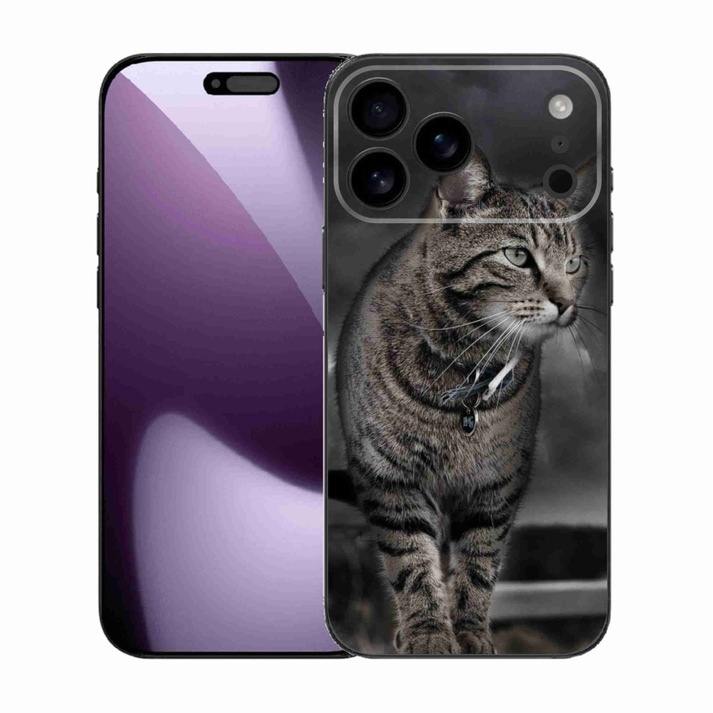 Gélový kryt mmCase na iPhone 17 Pro Max - mačka