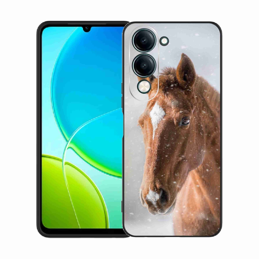 Gélový kryt mmCase na Vivo Y29s 5G - hnedý kôň 2