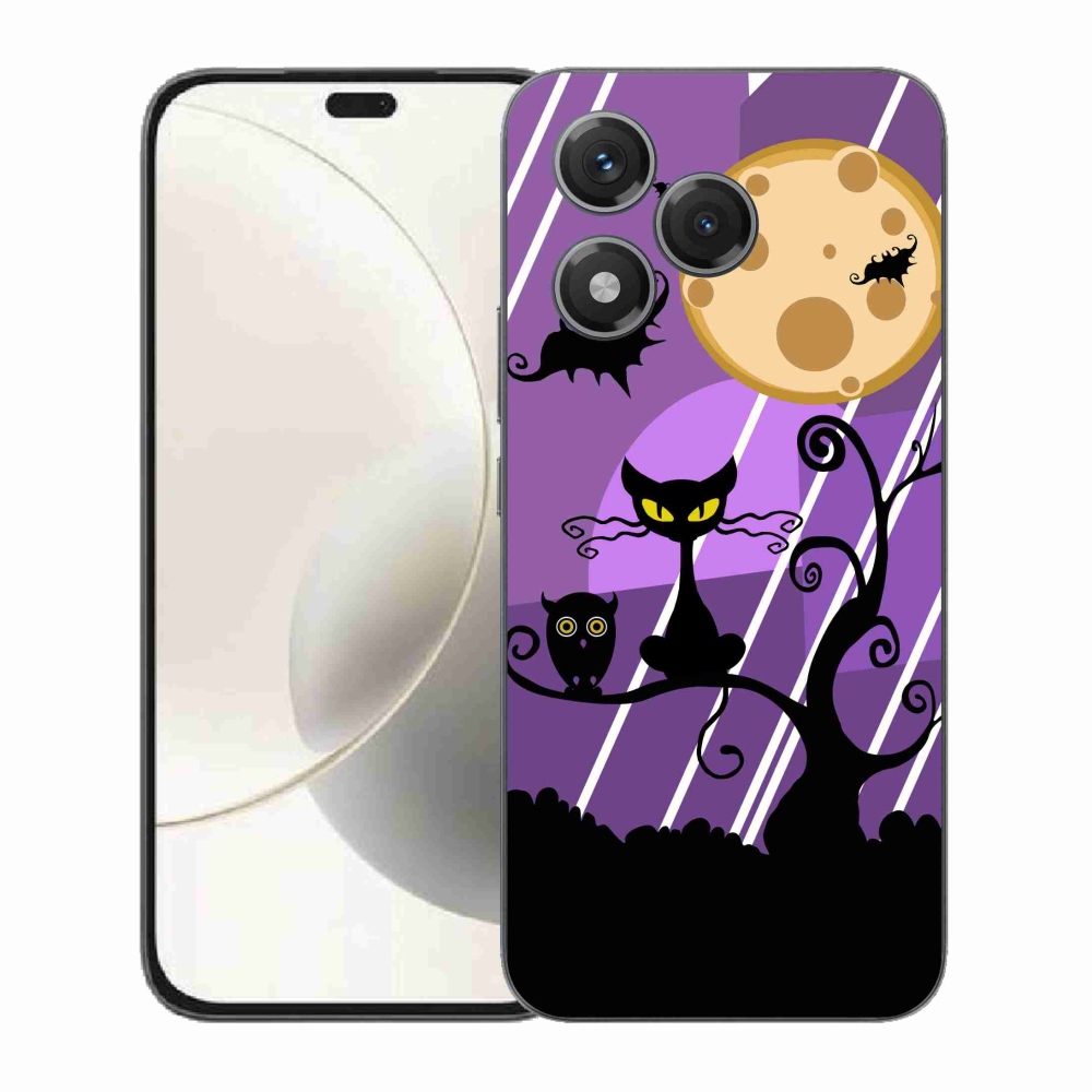 Gélový kryt mmCase na Honor 400 Lite - halloween