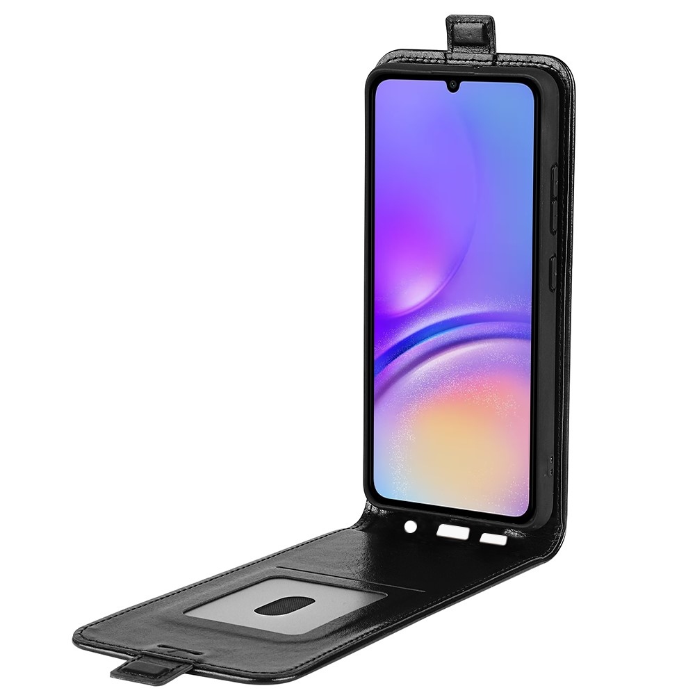 Vertical knižkové púzdro na Samsung Galaxy A06 4G - čierne