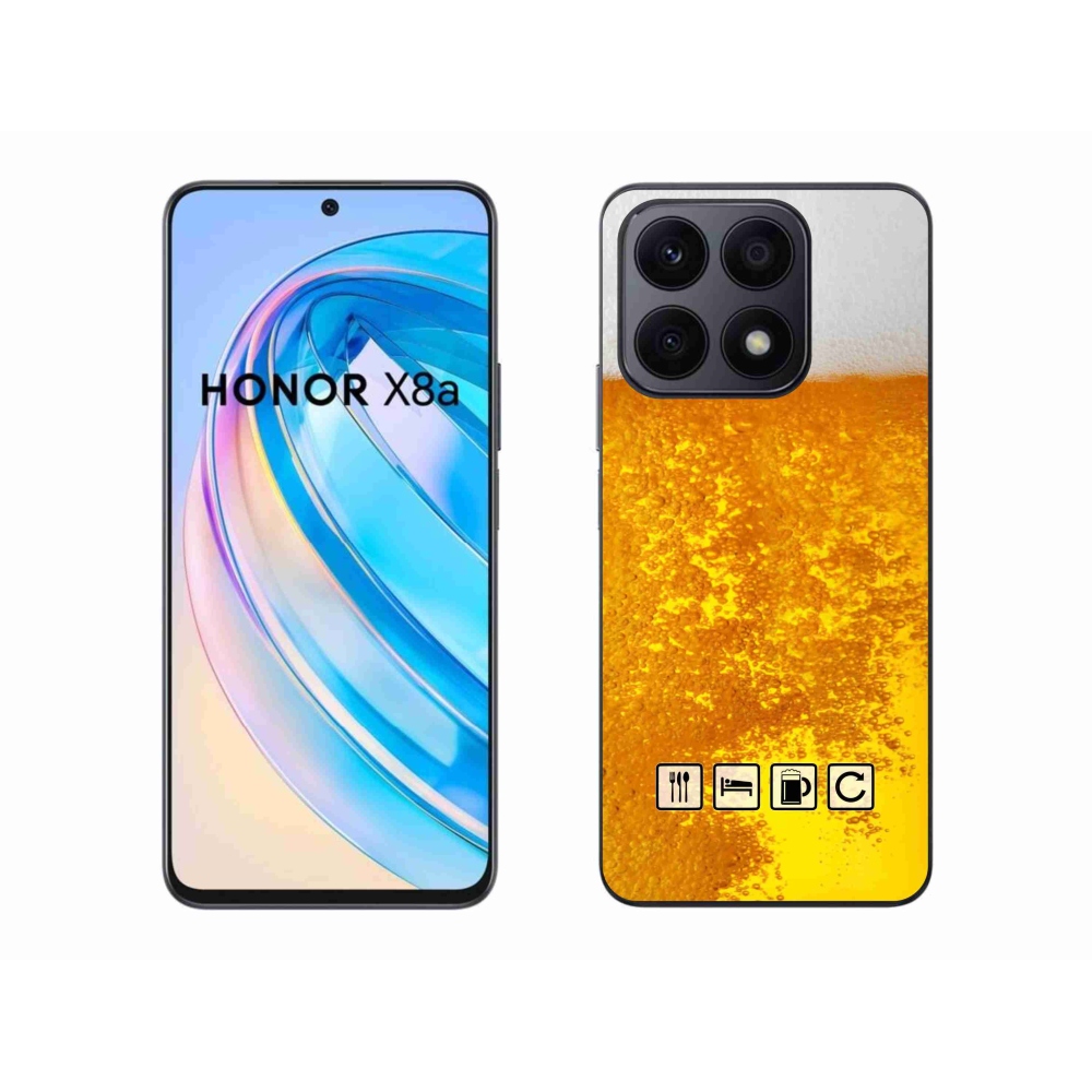 Gélový kryt mmCase na Honor X8a - pivný motív 3