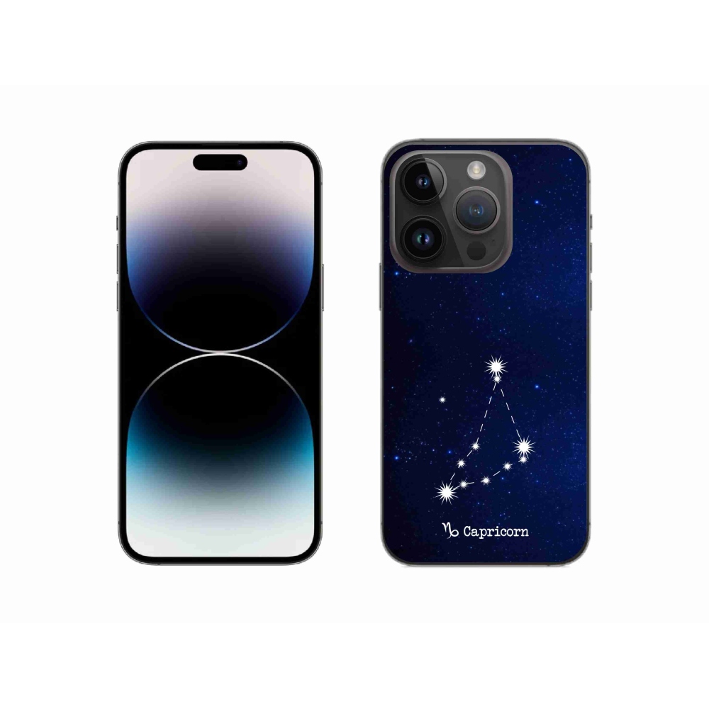 Gélový kryt mmCase na iPhone 14 Pro 6.1 - súhvezdie Kozorožca