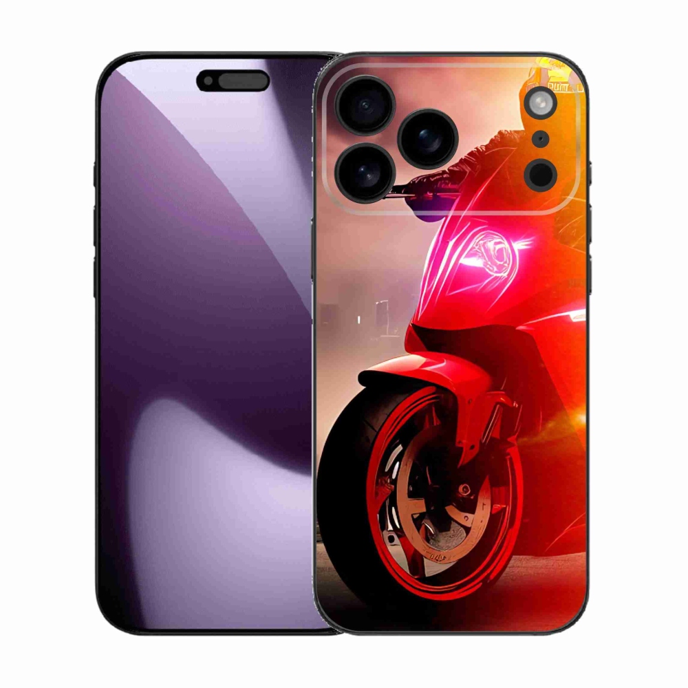 Gélový kryt mmCase na iPhone 17 Pro Max - motorka
