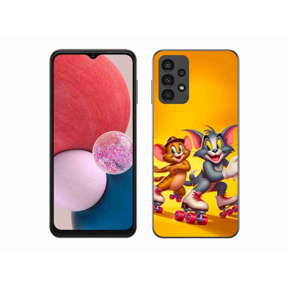 Gélový kryt mmCase na Samsung Galaxy A13 4G - tom a jerry