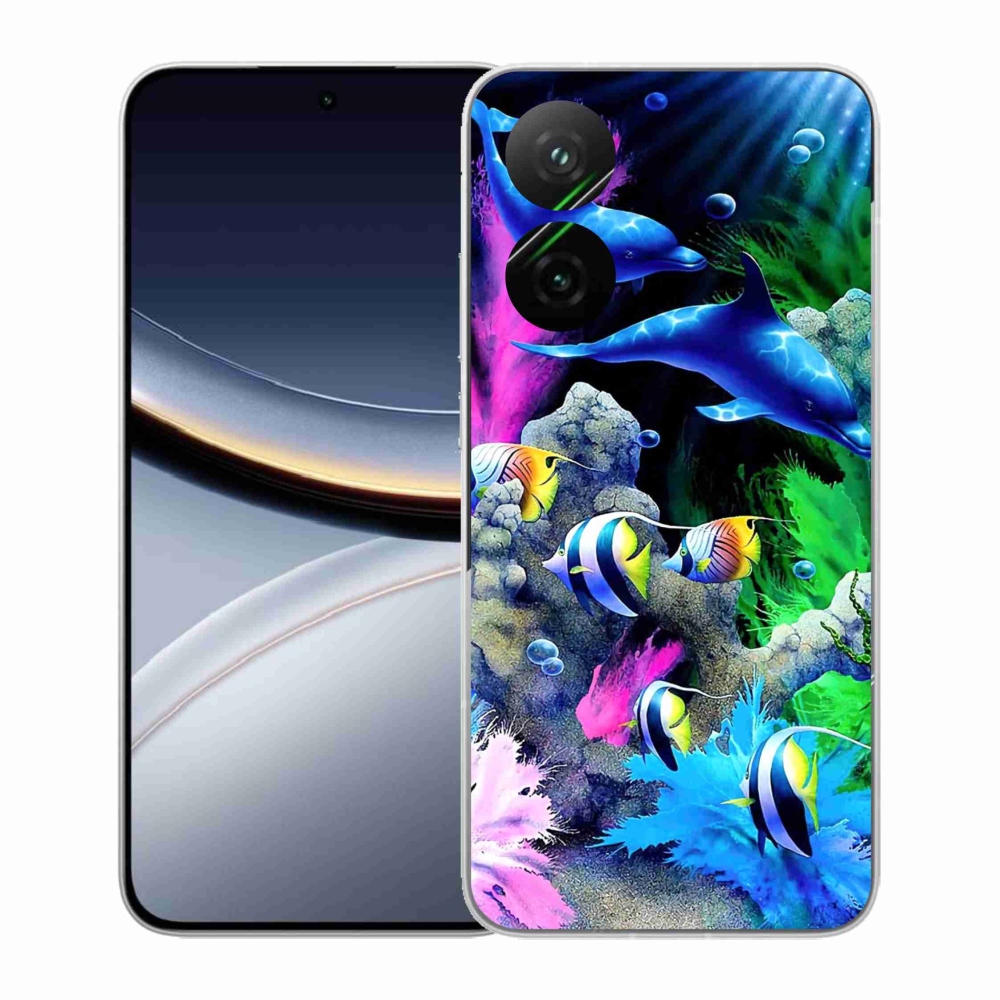 Gélový kryt mmCase na Xiaomi Poco F7 5G - morský svet