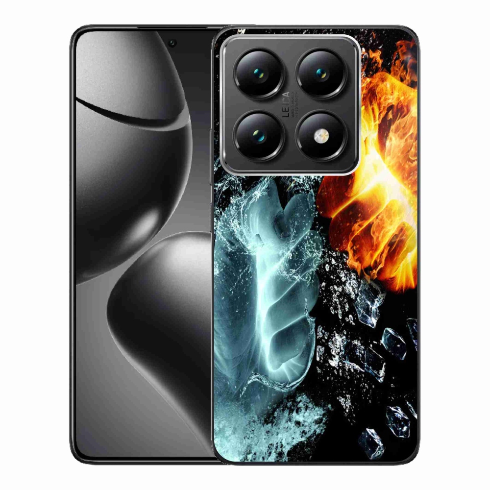 Gélový kryt mmCase na Xiaomi 14T Pro - voda a oheň