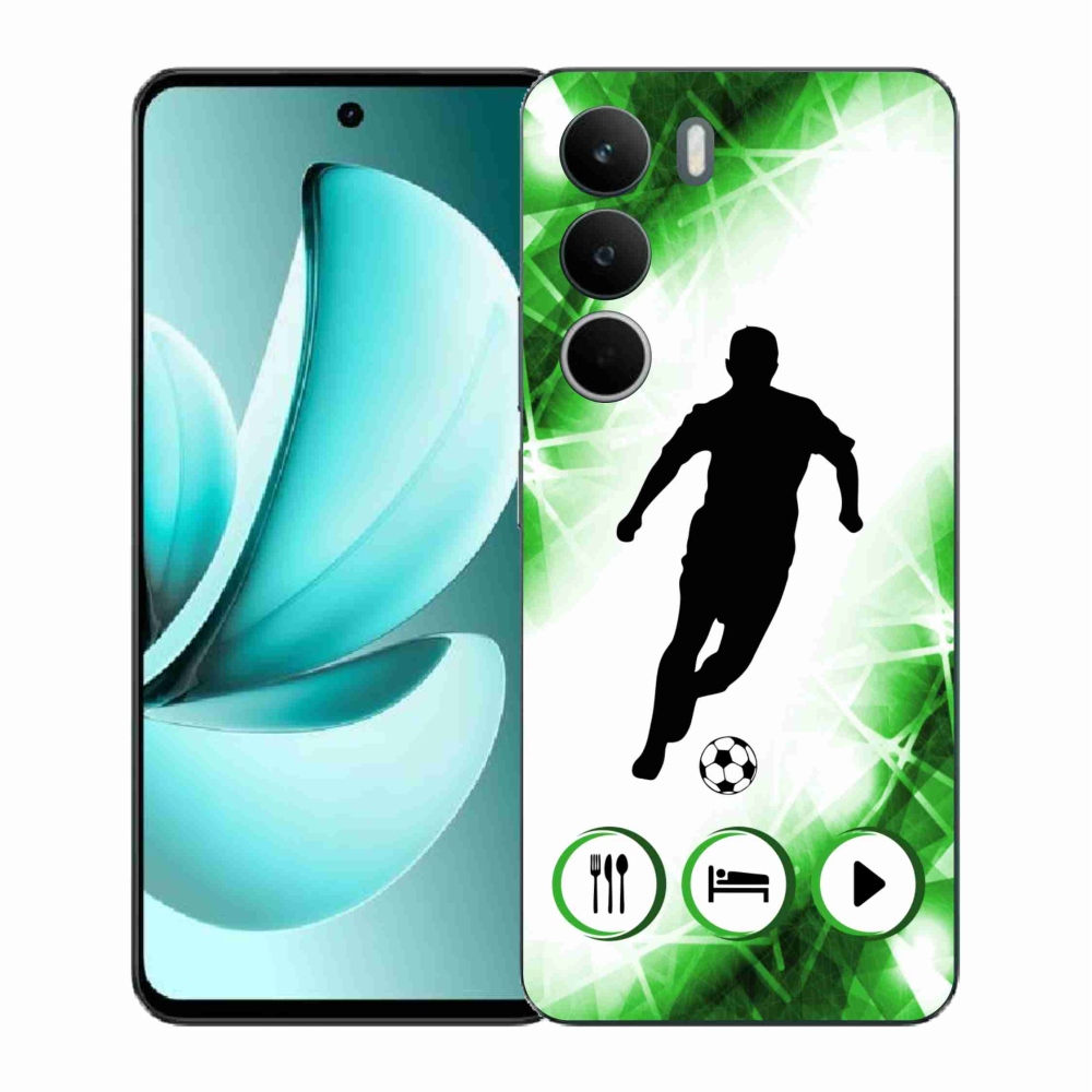 Gélový kryt mmCase na Realme C71 - futbalista