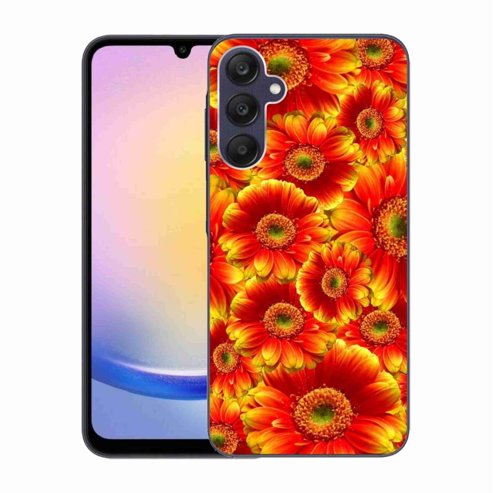 Gélový kryt mmCase na Samsung Galaxy A25 5G - gerbera 1