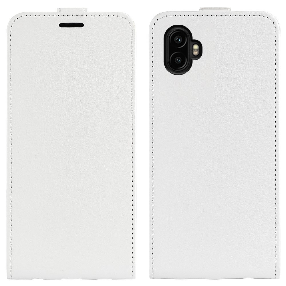 Vertical knižkové púzdro na Samsung Galaxy Xcover 7 Pro - biele