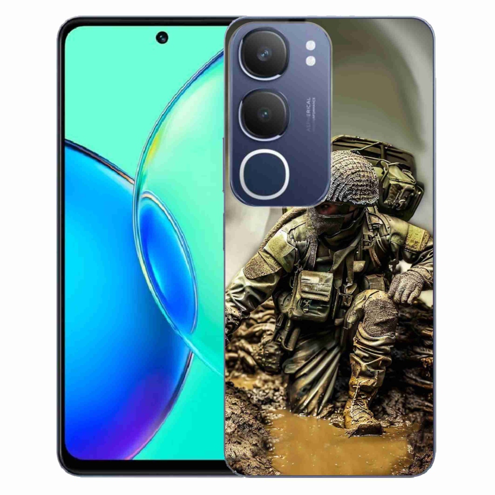Gélový kryt mmCase na Vivo Y19s - vojak