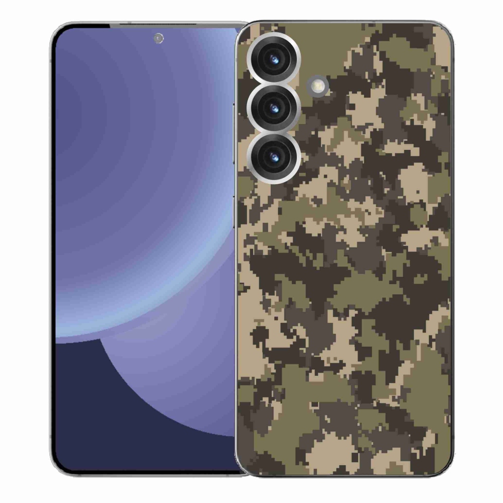 Gélový kryt mmCase na Samsung Galaxy S25+ - maskáčový vzor 12