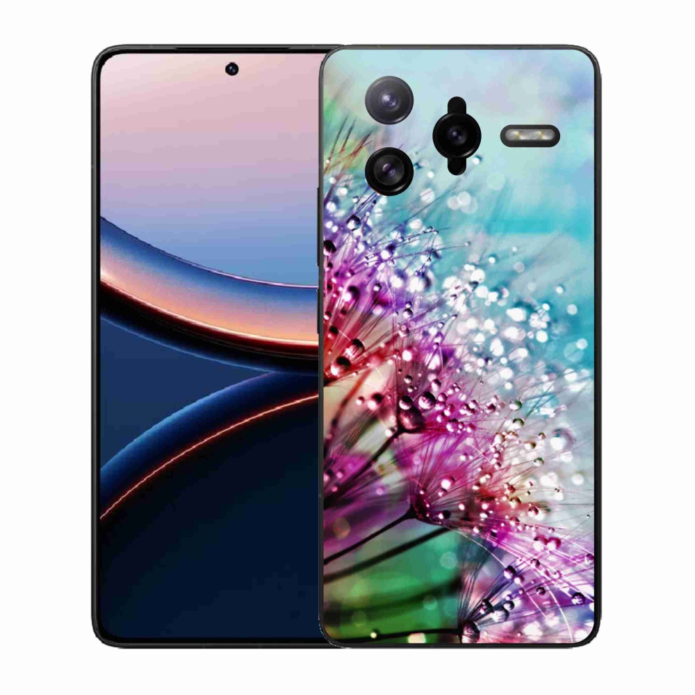 Gélový kryt mmCase na Xiaomi Poco F7 Ultra - farebné kvety
