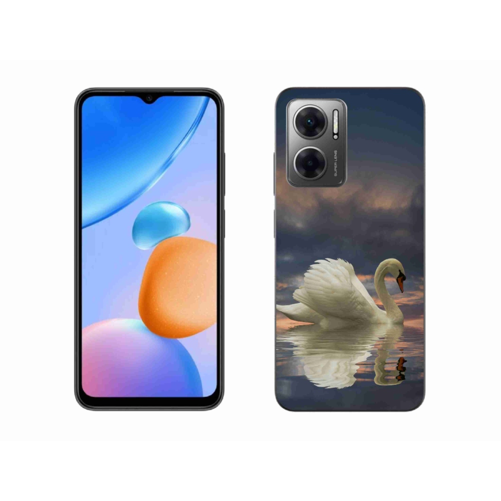 Gélový kryt mmCase na Xiaomi Redmi 10 5G - labuť