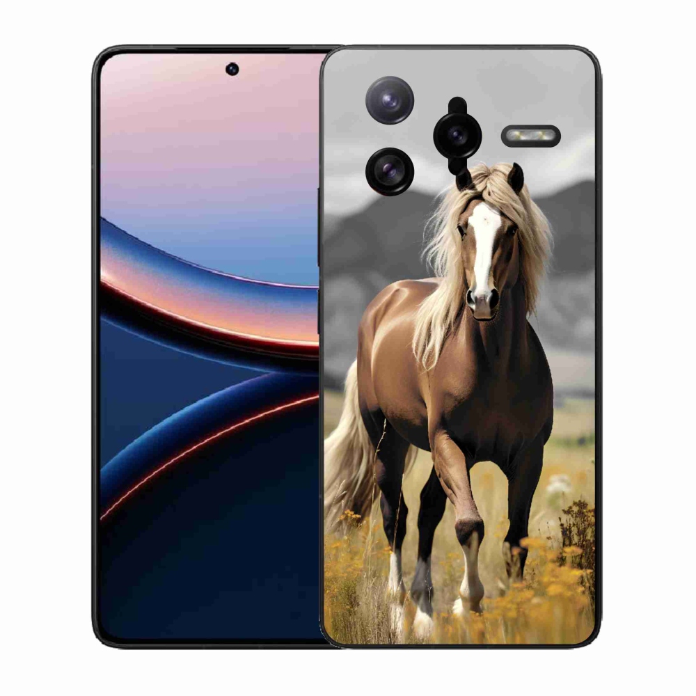 Gélový kryt mmCase na Xiaomi Poco F7 Ultra - hnedý kôň 1