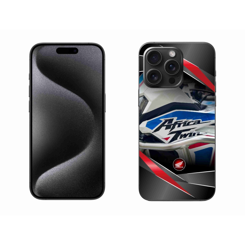 Gélový kryt mmCase na iPhone 15 Pro Max - motorka honda