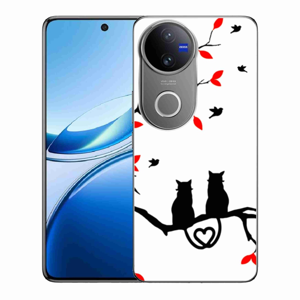 Gélový kryt mmCase na Vivo V50 5G - mačacia láska