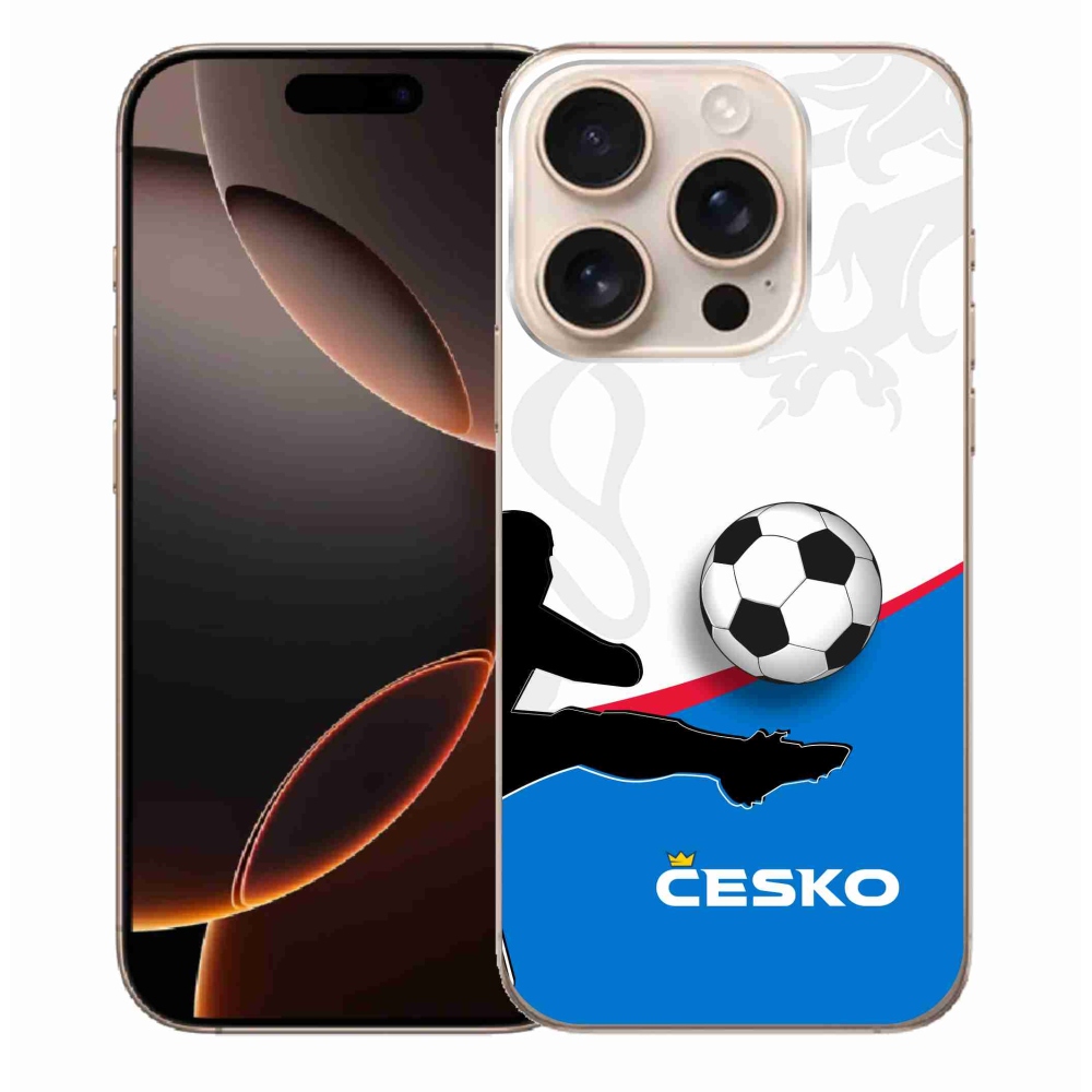 Gélový kryt mmCase na iPhone 16 Pro Max - futbal Česko 3