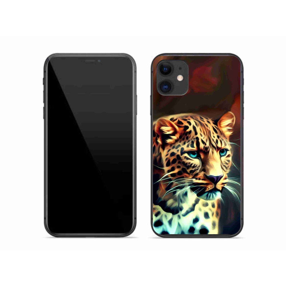 Gélový kryt mmCase na iPhone 11 - leopard