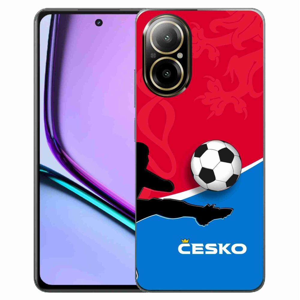 Gélový kryt mmCase na Realme C67 - futbal Česko 2