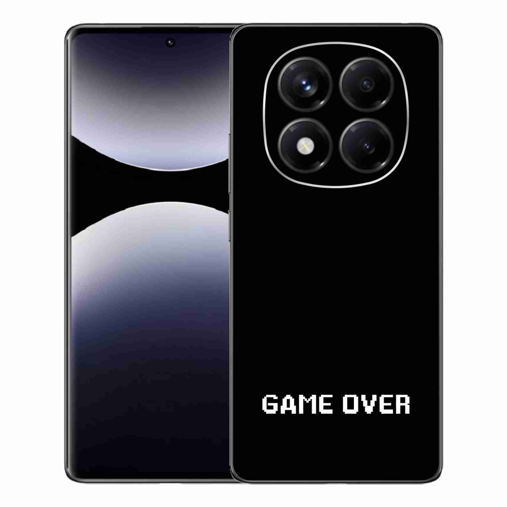 Gélový kryt mmCase na Xiaomi Redmi Note 14 Pro - game over čierne pozadie