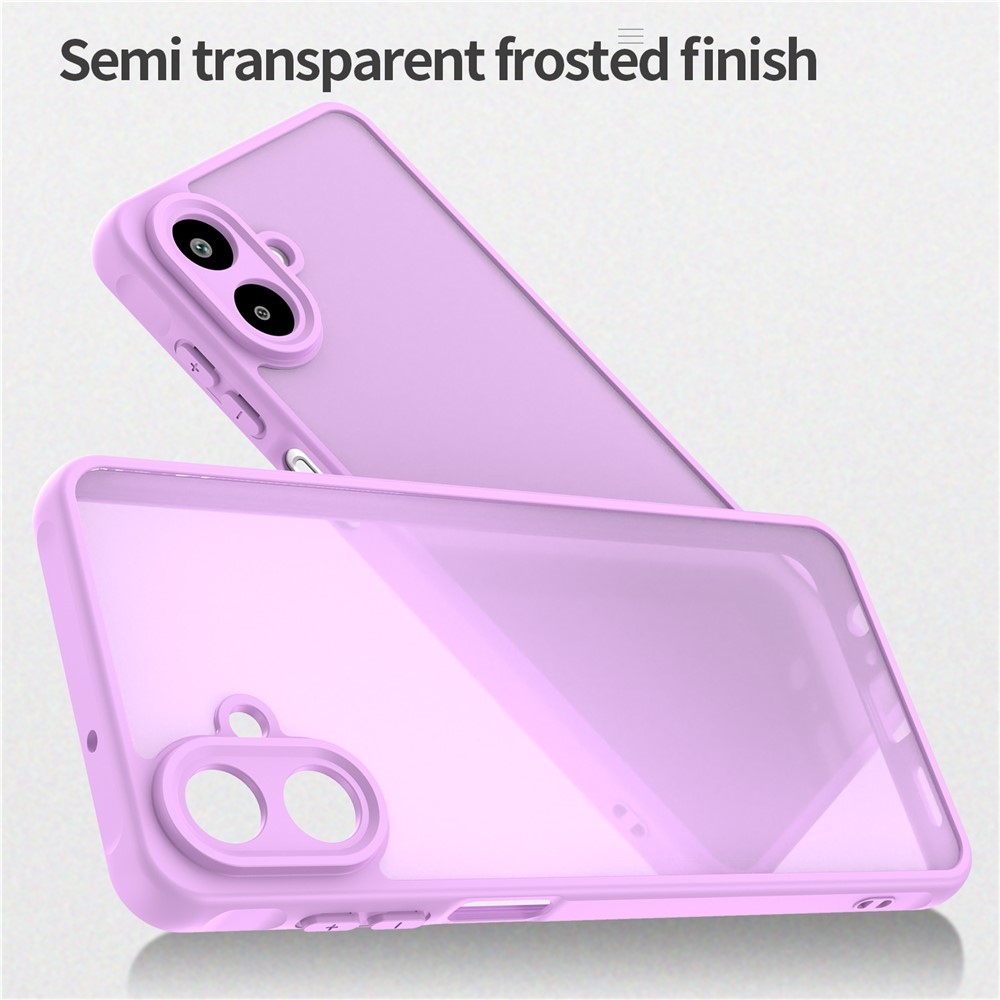Proof gélový obal s pevným chrbtom na Samsung Galaxy A07 4G - svetlofialový