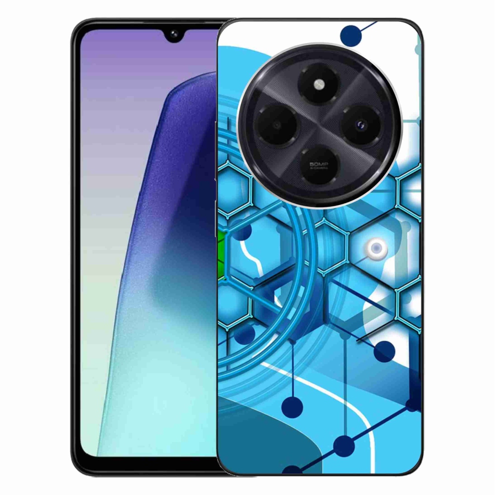 Gélový kryt mmCase na Xiaomi Redmi 14C/Poco C75 - abstraktný vzor 2