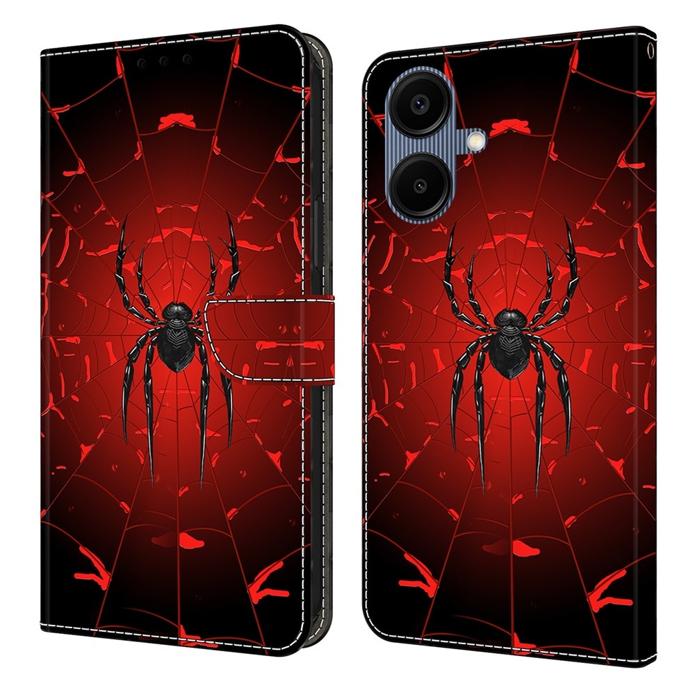 Smooth knižkové púzdro na Samsung Galaxy A07 4G - pavúk