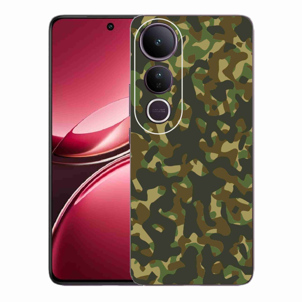 Gélový kryt mmCase na Vivo V50 Lite 4G/5G - maskáčový vzor 1