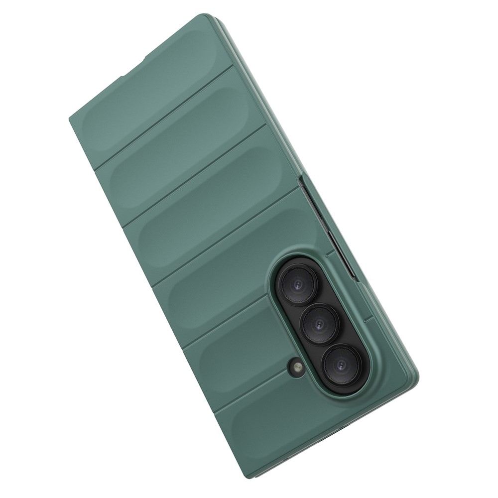 Rugg odolný gélový obal na Samsung Galaxy Z Fold7 5G - zelený