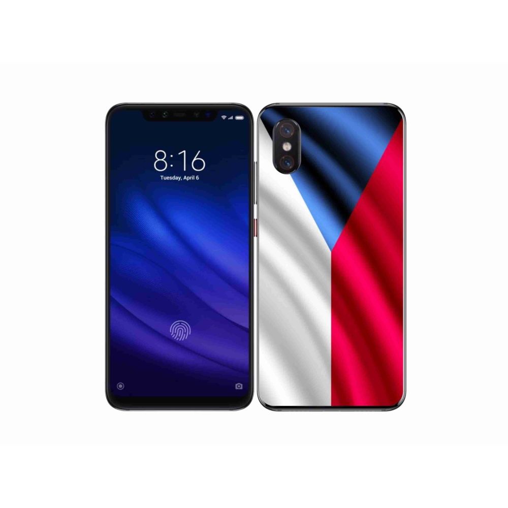 Gélový kryt mmCase na mobil Xiaomi Mi 8 Pro - česká vlajka