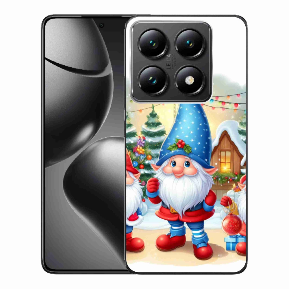 Gélový kryt mmCase na Xiaomi 14T Pro - vianočné škriatkovia